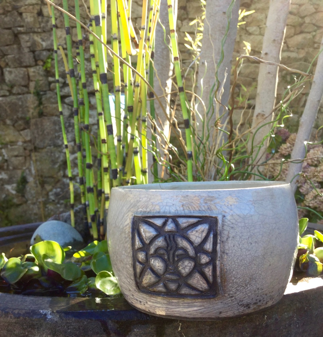 Poterie Toramur Raku pot étoile