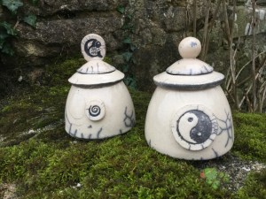 boite artisanale yin yang en raku